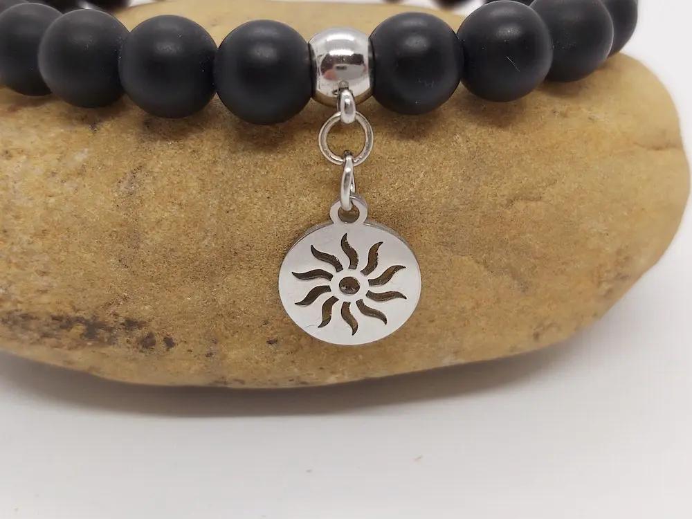 Breloque Soleil inox - Lot de 5/10 Les Précieuses Perles