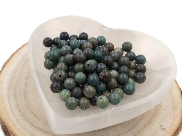 Chrysocolle - 8 mm - 20/40 Perles