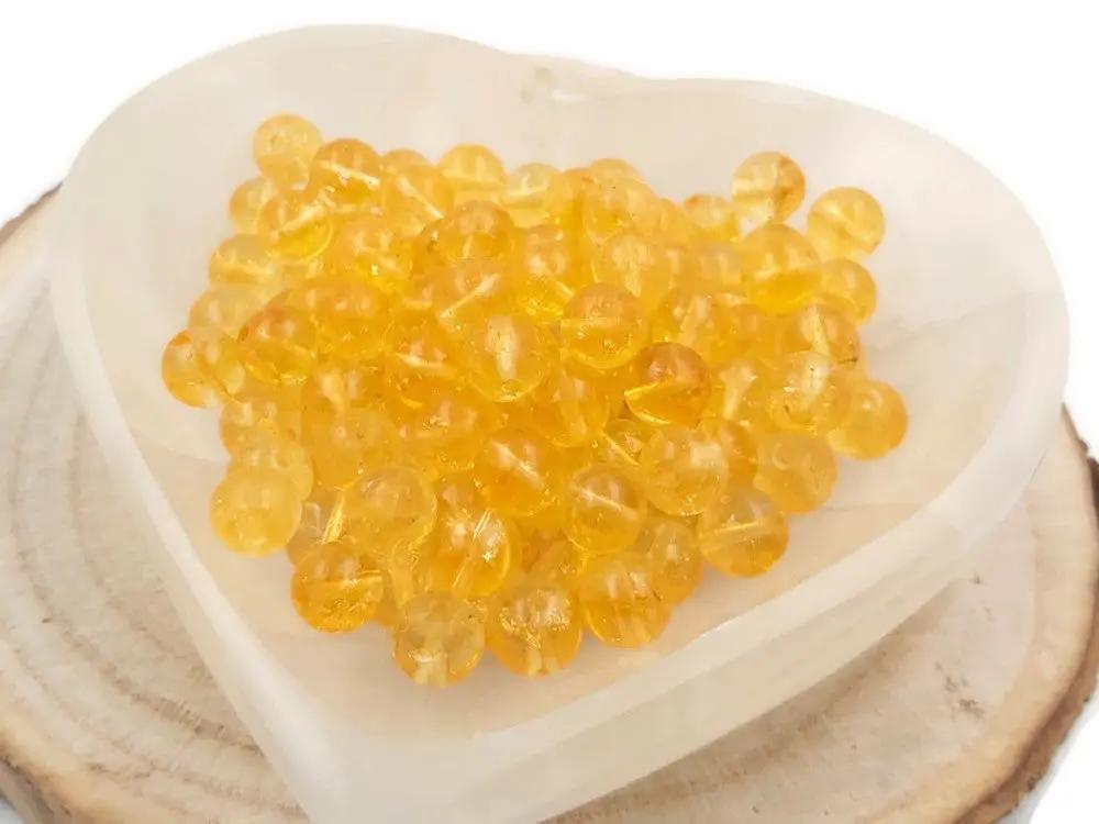 Citrine - 8 mm - 10/20 Perles Les Précieuses Perles