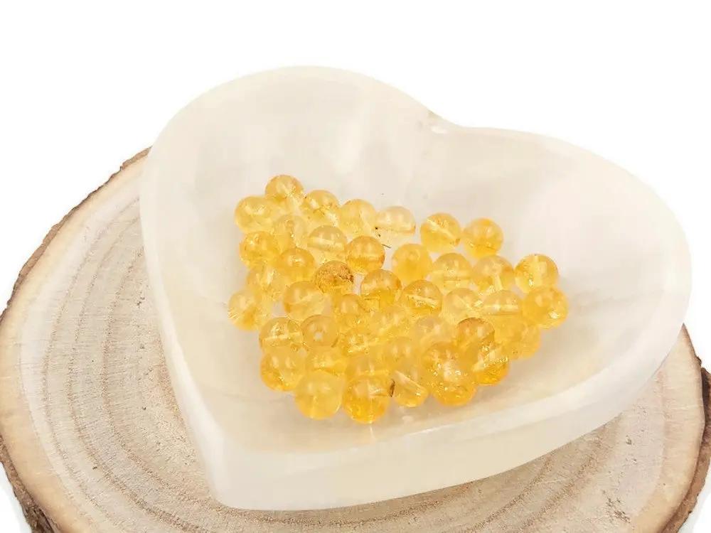 Citrine - 8 mm - 10/20 Perles Les Précieuses Perles