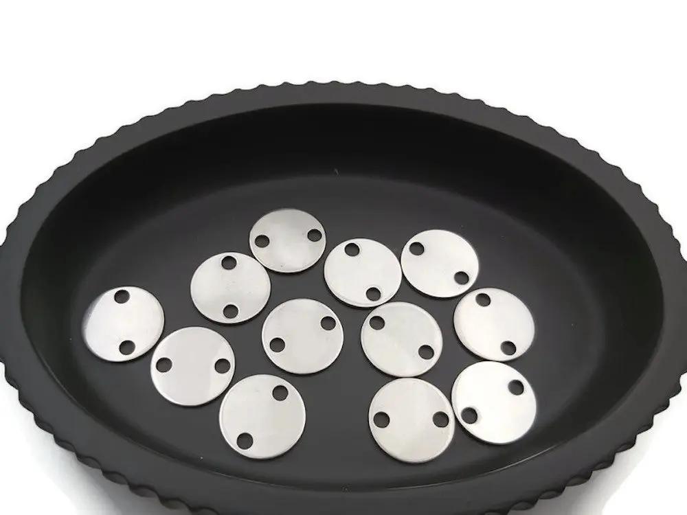 Connecteur rond inox - Lot de 20 Les Précieuses Perles