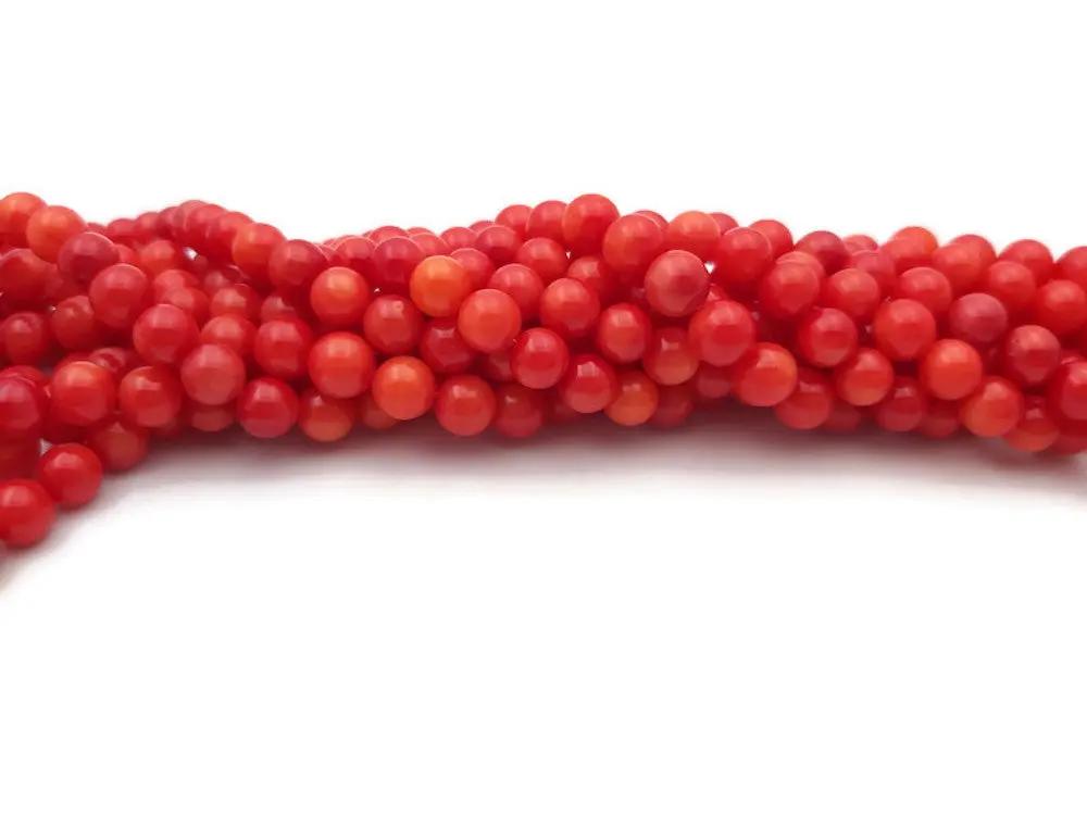 Corail de bambou - 6 mm - 30/60 Perles Les Précieuses Perles