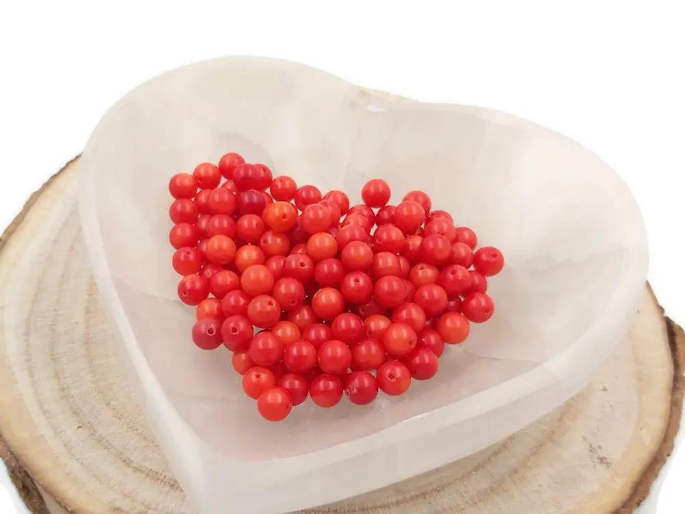 Corail de bambou - 6 mm - 30/60 Perles Les Précieuses Perles