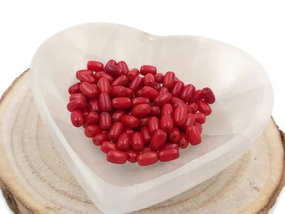 Corail de bambou - 8 x 5 mm - 20/40 Perles Les Précieuses Perles