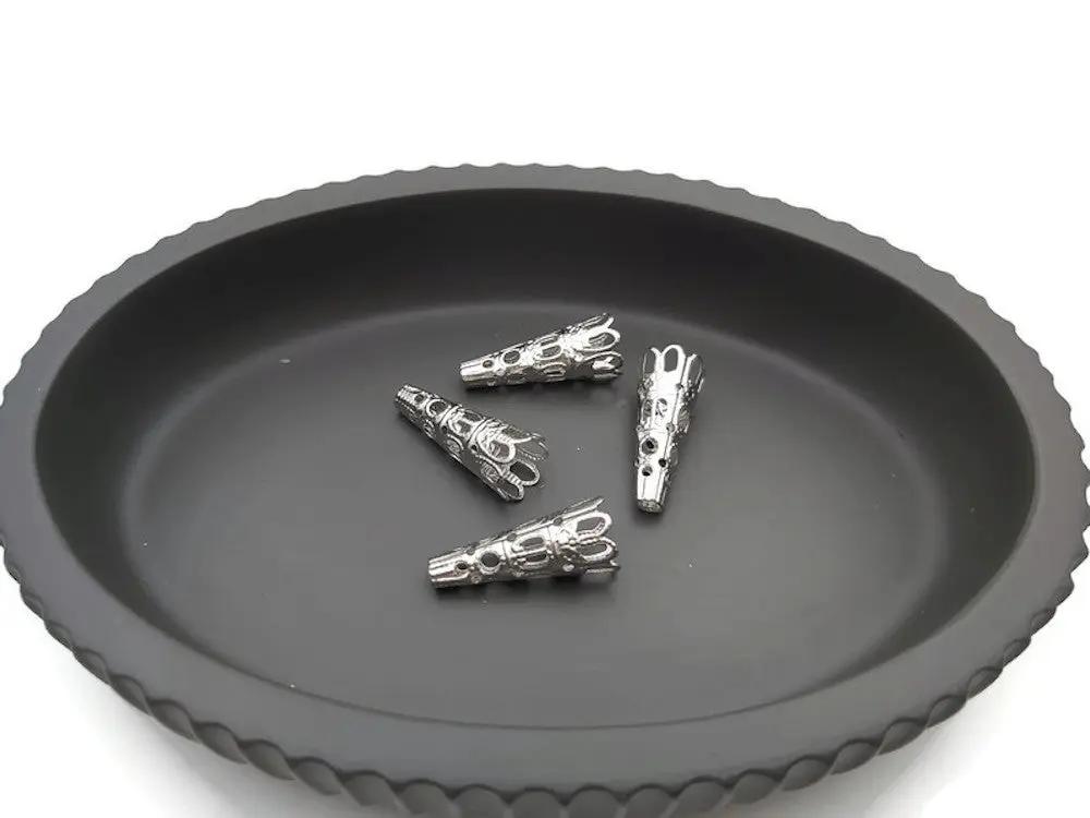 Coupelles - Cône 22 mm en inox - Lot de 10 Les Précieuses Perles