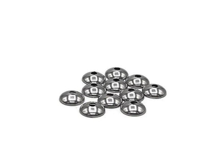 Coupelles pour perles de 8 mm inox - 50 pièces Les Précieuses Perles