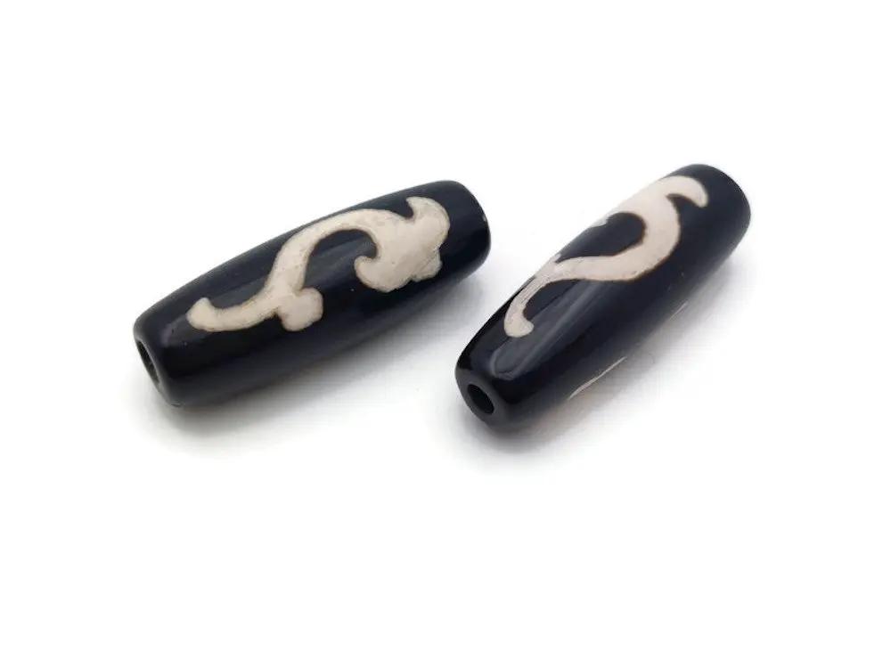 Agate - DZI Tibétaine RUYI Les Précieuses Perles