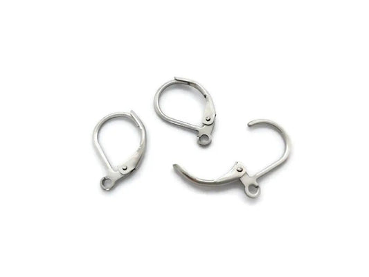 Dormeuses inox - Lot de 20 Les Précieuses Perles