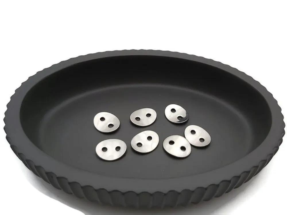 Bouton fermoir wrap inox - Lot de 10/20 Les Précieuses Perles