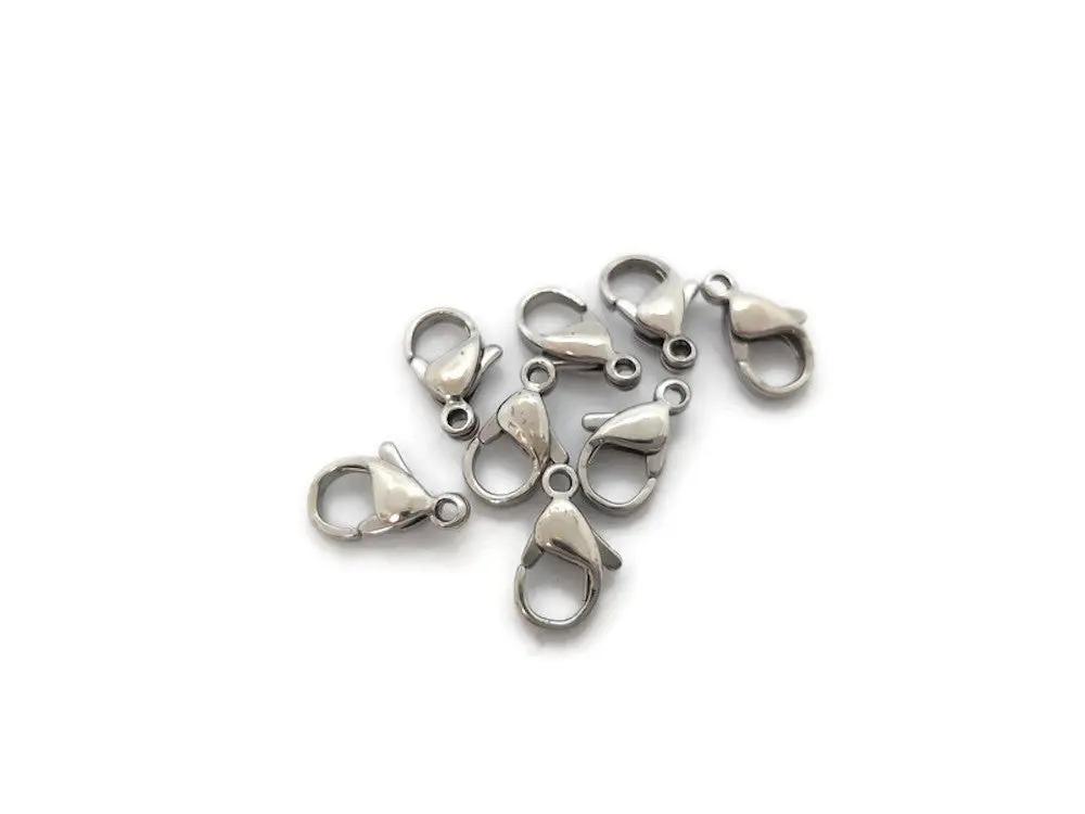 Fermoirs mousqueton - Inox Les Précieuses Perles