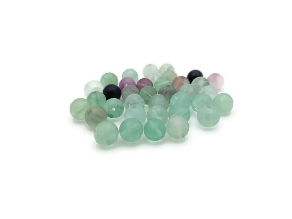 Fluorite - 8 mm - 20/40 Perles Les Précieuses Perles