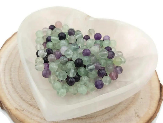 Fluorite Grade A - 6 mm - 30/60 Perles Les Précieuses Perles