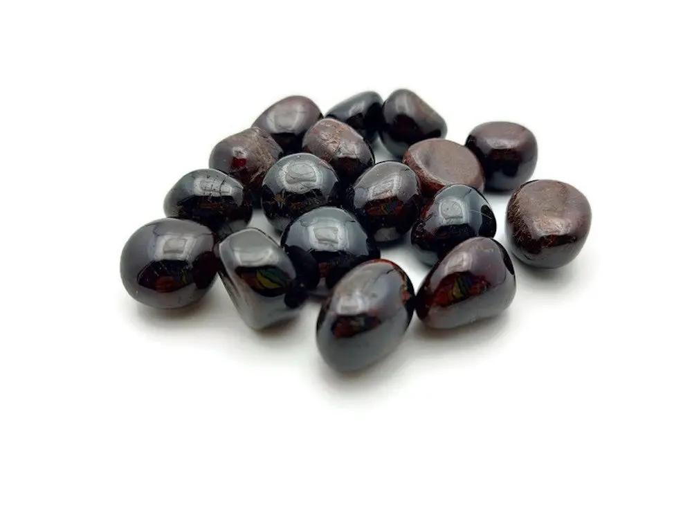 Grenat rouge grade AA  - Pakistan - Pierre roulée Les Précieuses Perles