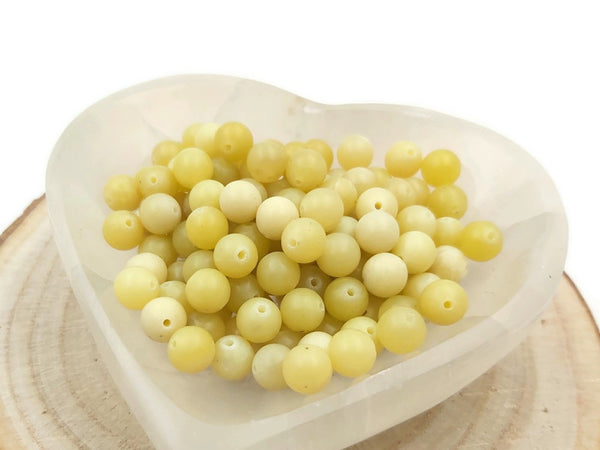 Jade citron - 8 mm - 40 Perles