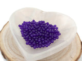 Jade de Malaisie violet - 4 mm - 80 Perles