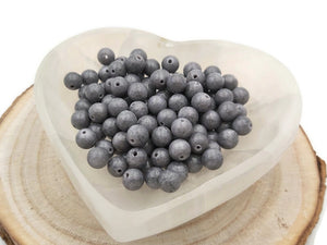 Dolomite grise - 8 mm - 40 Perles