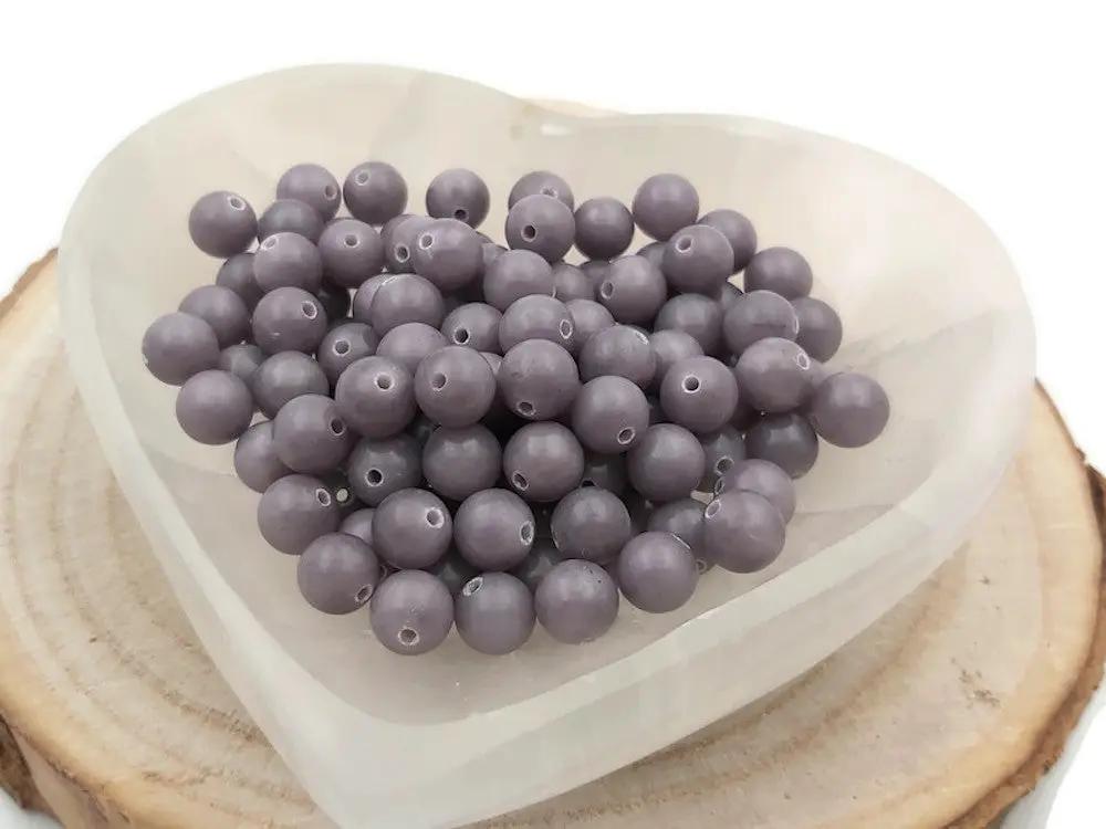 Jade  gris - 8 mm - 40 Perles Les Précieuses Perles