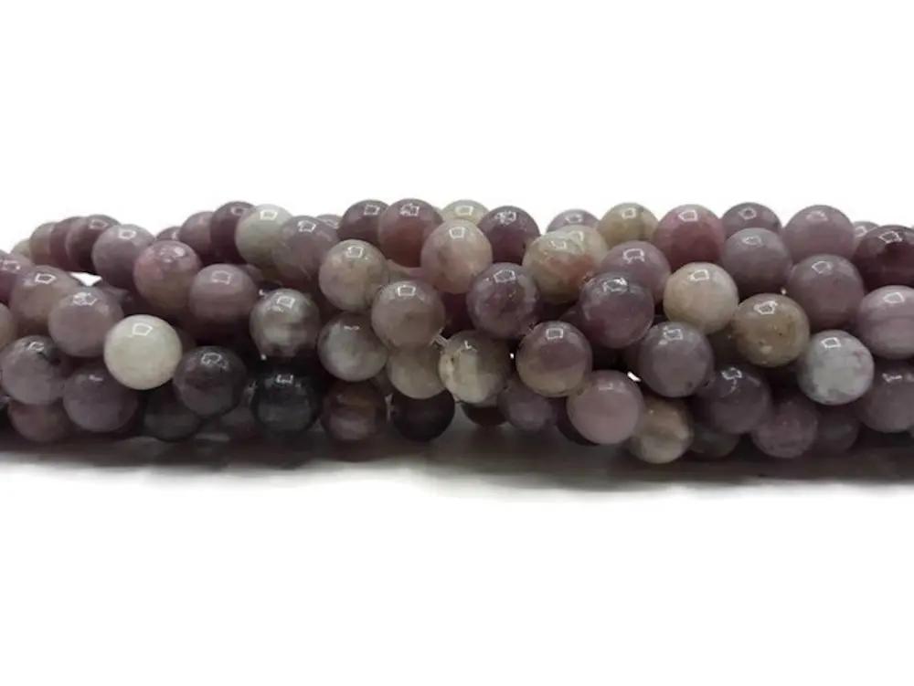 Jade lavande - 8 mm - 20/40 Perles Les Précieuses Perles