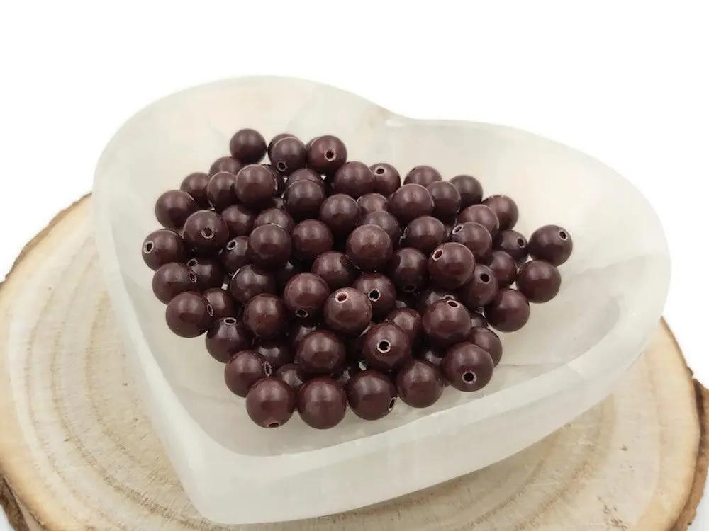 Jade marron - 8 mm - 20/40 Perles Les Précieuses Perles