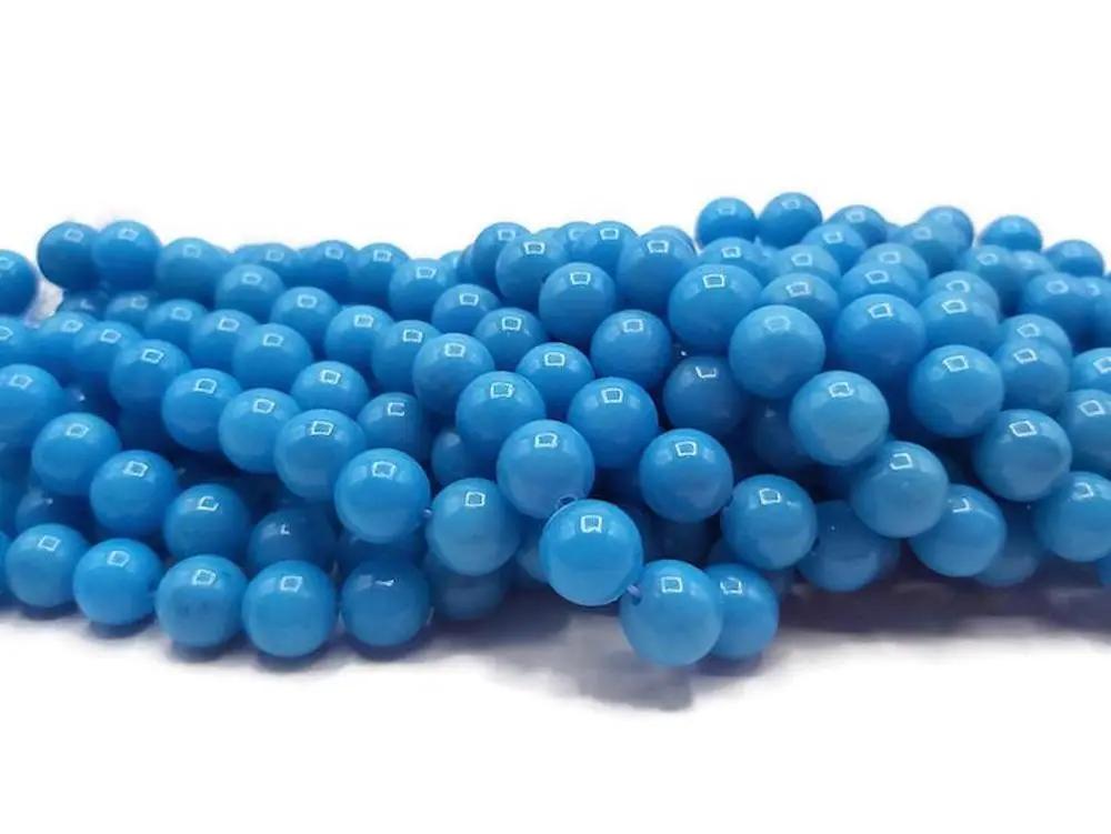 Jade bleu - 10 mm - 20 Perles Les Précieuses Perles