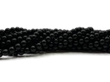 Jade noir - 6 mm - 60 Perles