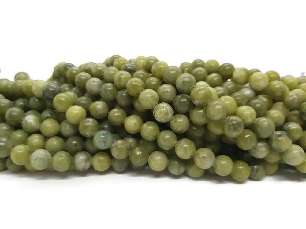 Jade vert - 8mm - 20/40 Perles Les Précieuses Perles