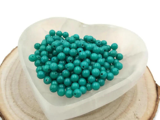 Dolomite vert turquoise - 6 mm - 60 Perles Les Précieuses Perles