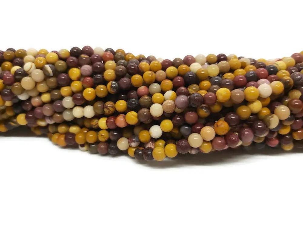 Jaspe Mokaïte - 4 mm - 80 Perles Les Précieuses Perles