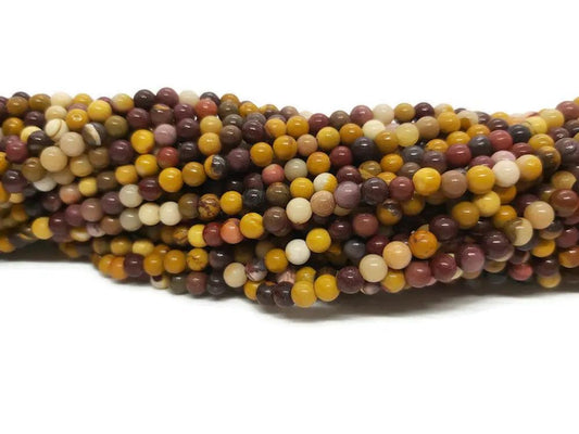 Jaspe Mokaïte - 4 mm - 80 Perles Les Précieuses Perles