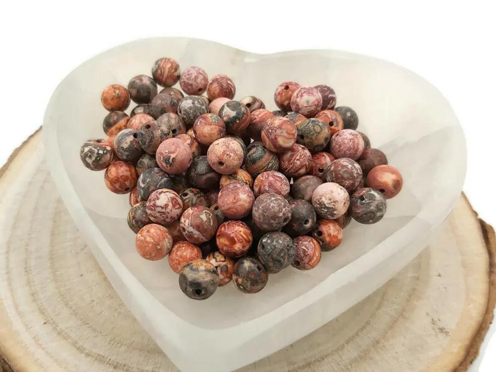 Jaspe Léopard - 8 mm - 20/40 Perles Les Précieuses Perles