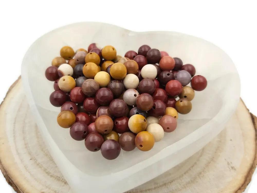 Jaspe Mokaïte - 8 mm - 20/40 Perles Les Précieuses Perles