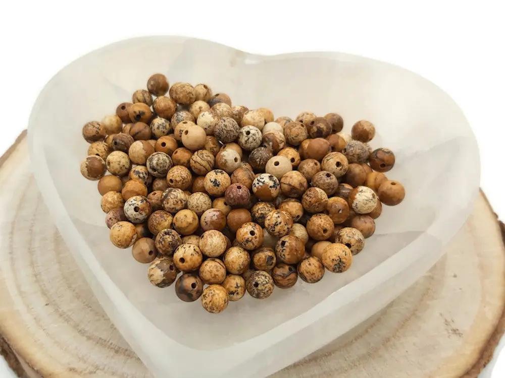 Jaspe paysage - 6 mm - 30/60 Perles Les Précieuses Perles