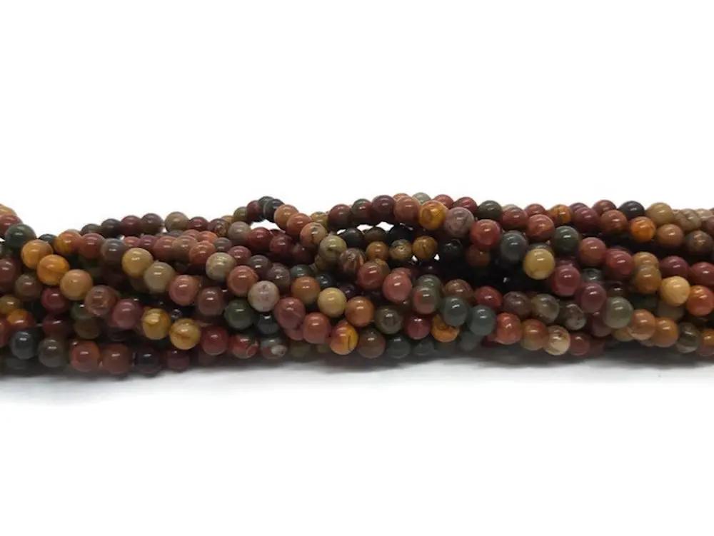 Jaspe Picasso - 4 mm - 80 Perles Les Précieuses Perles