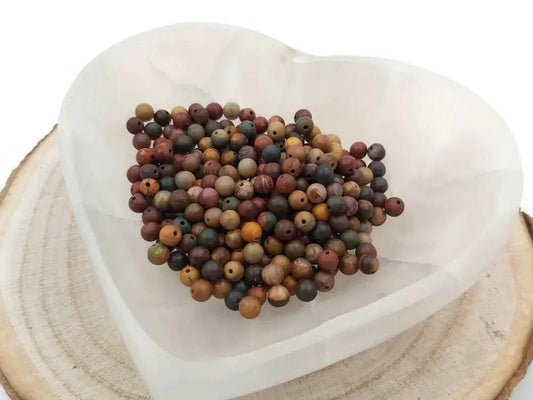 Jaspe Picasso - 4 mm - 80 Perles Les Précieuses Perles