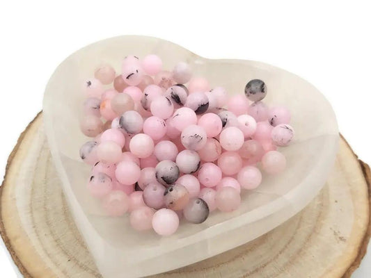 Jaspe rose - 8 mm - 40 Perles Les Précieuses Perles