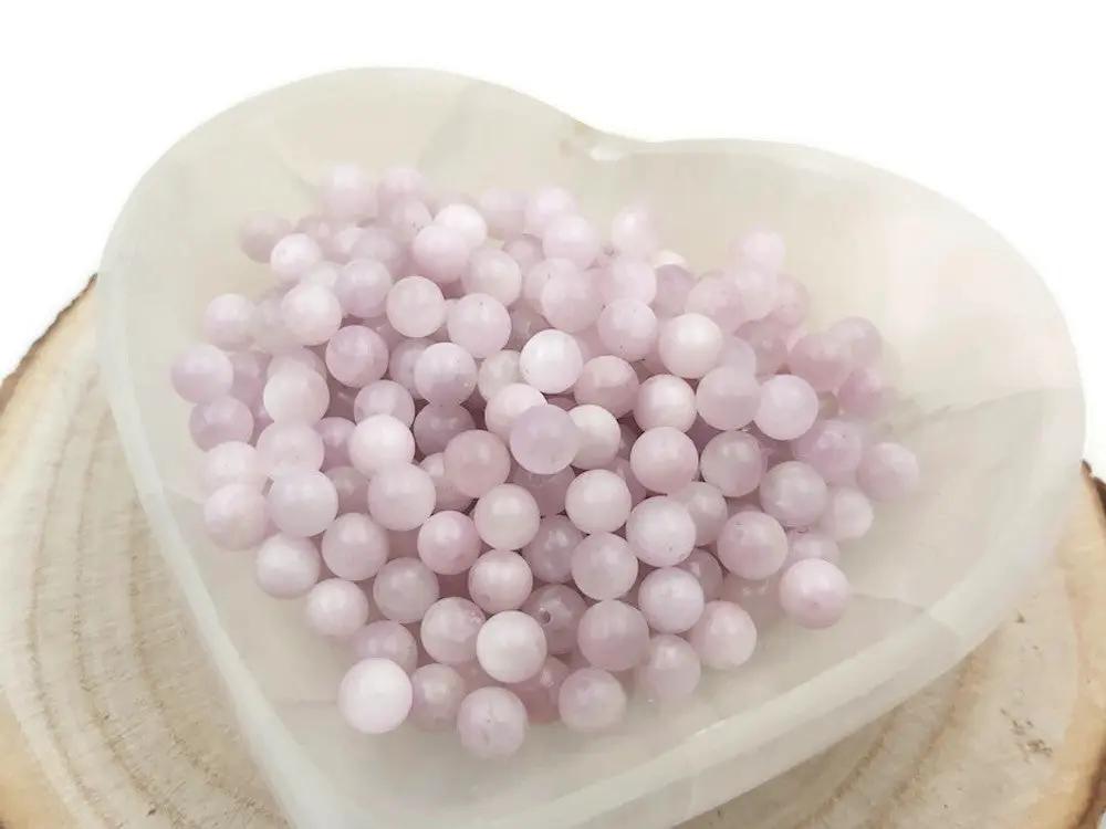 Kunzite -  6 mm - 15/30 Perles Les Précieuses Perles