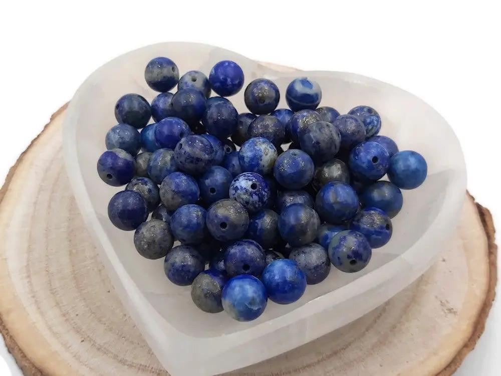 Lapis Lazuli - 10 mm - 10/20 Perles Les Précieuses Perles