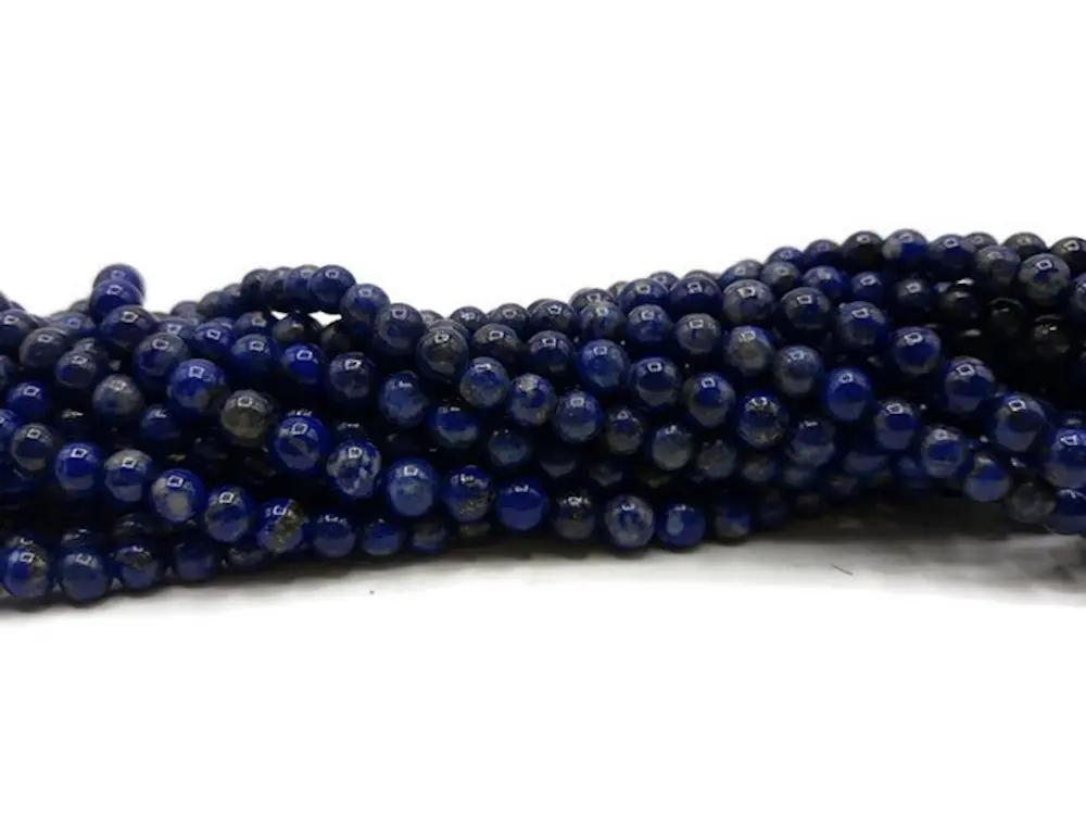 Lapis Lazuli - 4 mm - 80 Perles Les Précieuses Perles