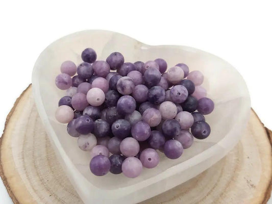 Lépidolite  - 8 mm - 20/40 Perles Les Précieuses Perles