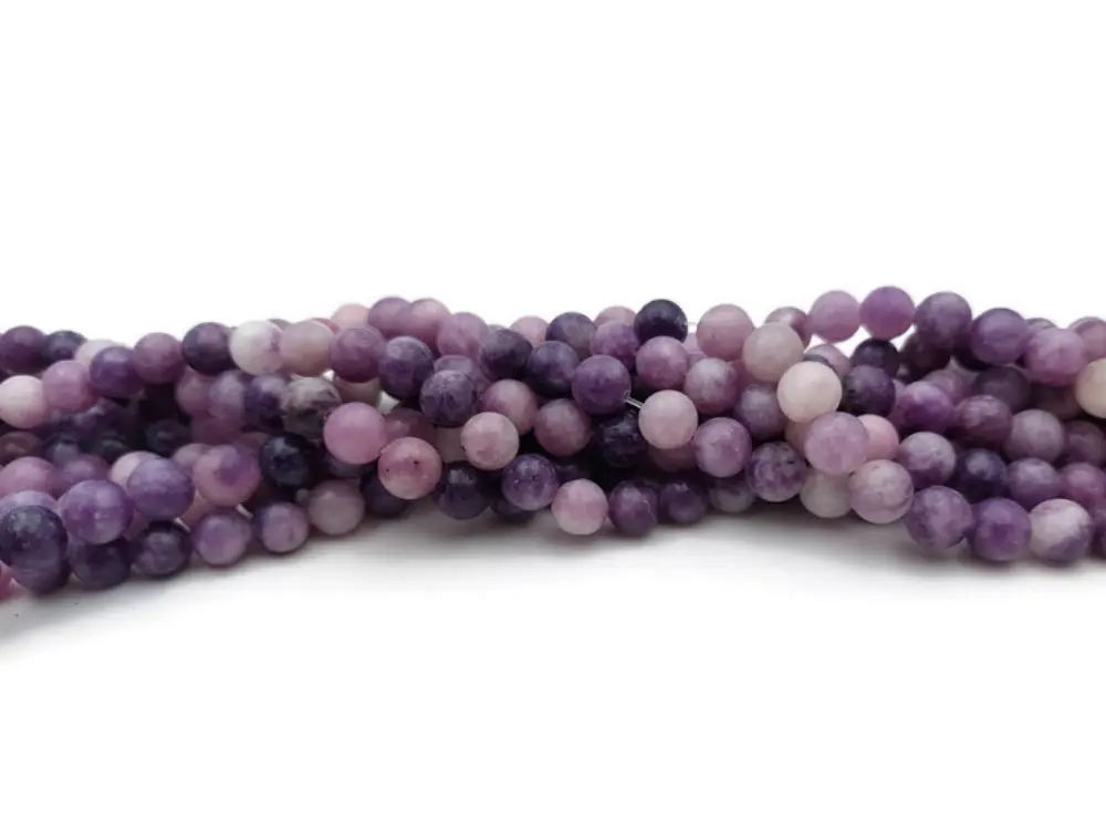 Lépidolite  - 8 mm - 20/40 Perles Les Précieuses Perles