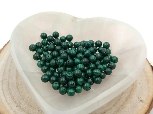 Malachite - 5,8 mm - 15/30 Perles Les Précieuses Perles