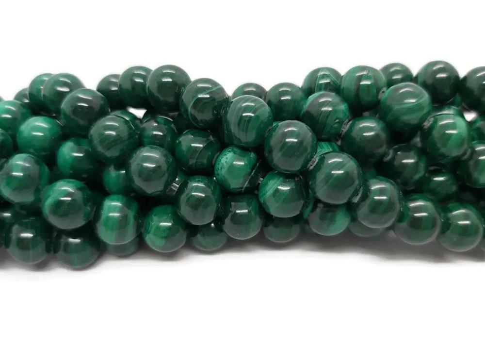 Malachite - 8 mm - 10/20 Perles Les Précieuses Perles