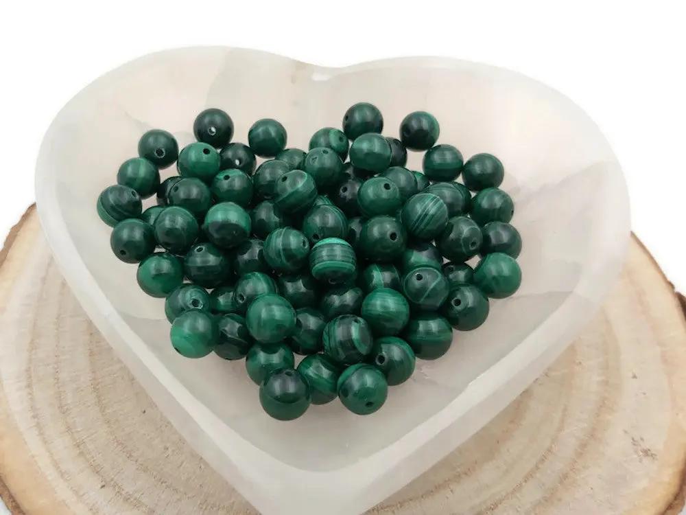 perles malachite