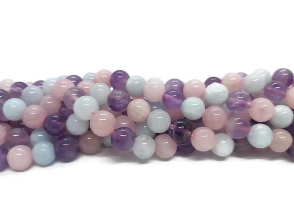 Morganite - 8 mm - 20/40 Perles Les Précieuses Perles