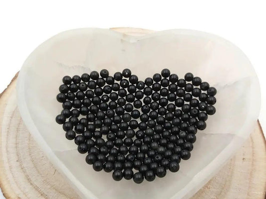 Obsidienne - 4 mm - 40/80 Perles Les Précieuses Perles