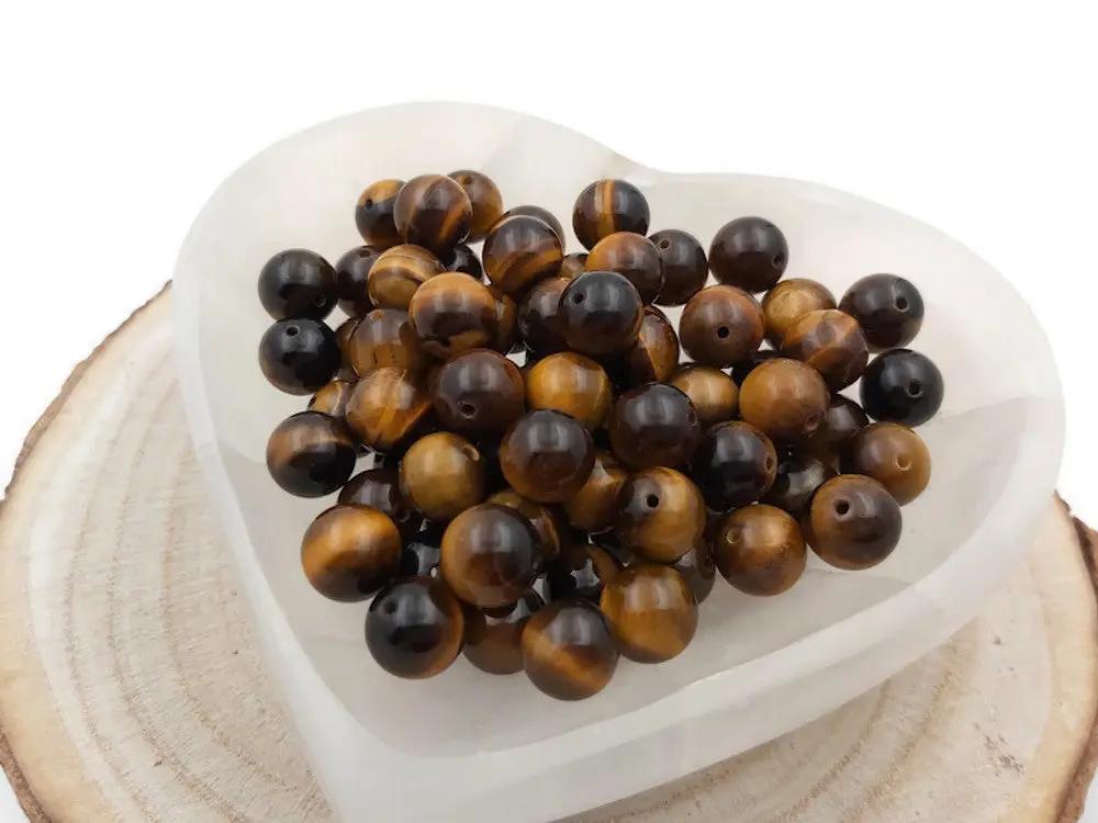 Œil de tigre - 10 mm - 10/20 Perles Les Précieuses Perles