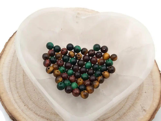 Œil de tigre Grade A - 6 mm - 30/60 Perles Les Précieuses Perles