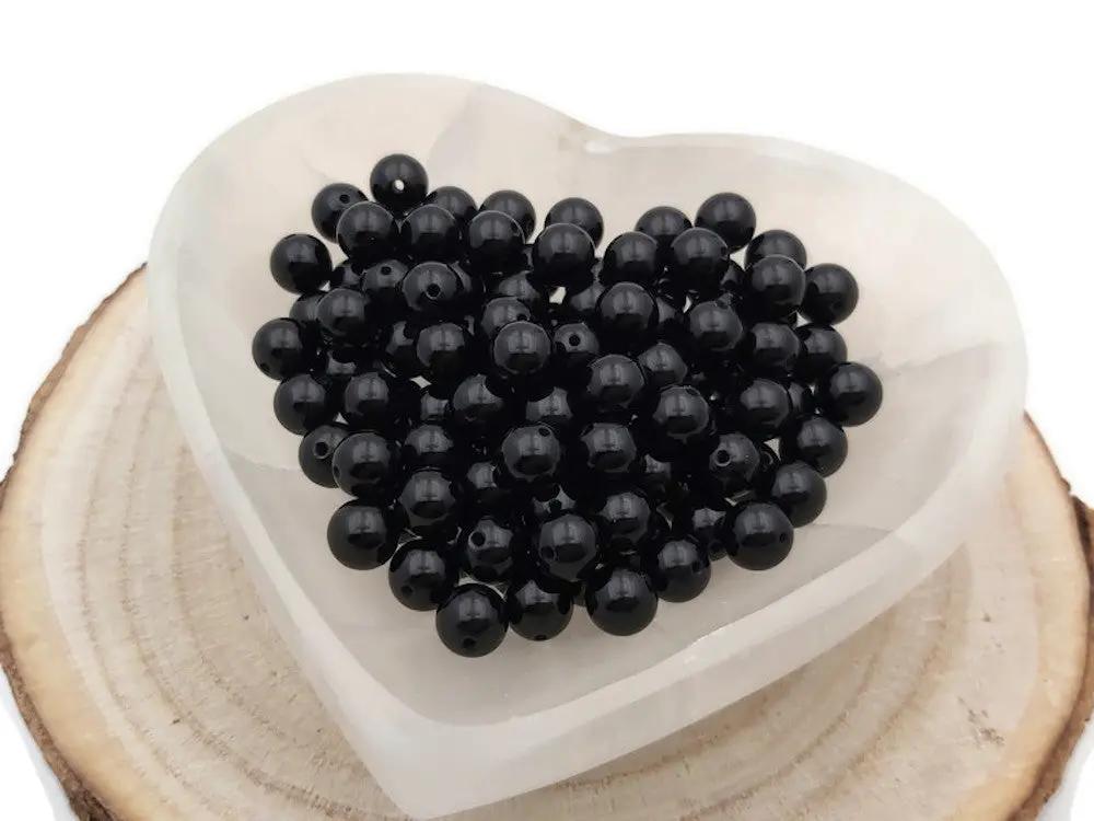 Onyx noir - 8 mm - 40 Perles Les Précieuses Perles