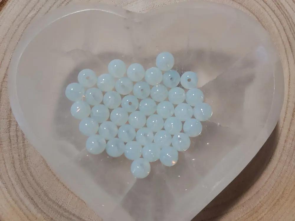 Opalite synthétique Grade AA - 8 mm - 40 Perles Les Précieuses Perles