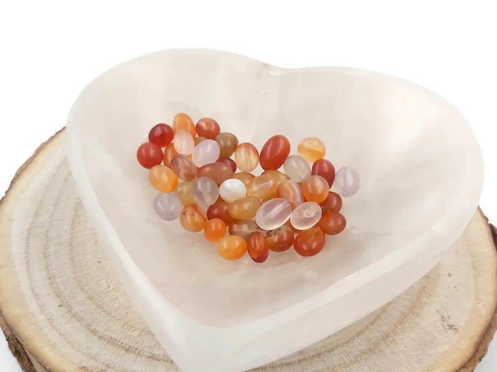 Cornaline - Pépites percées Les Précieuses Perles